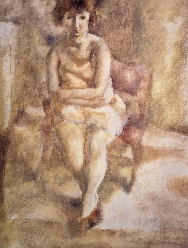 Jules Pascin Have red hair Lass oil painting picture